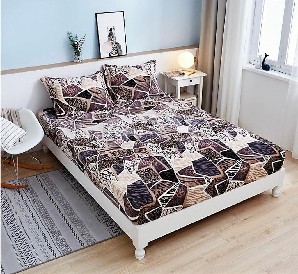 Huse de Pat cu Elastic Cocolino 160X200 Crem Pietre CCF24