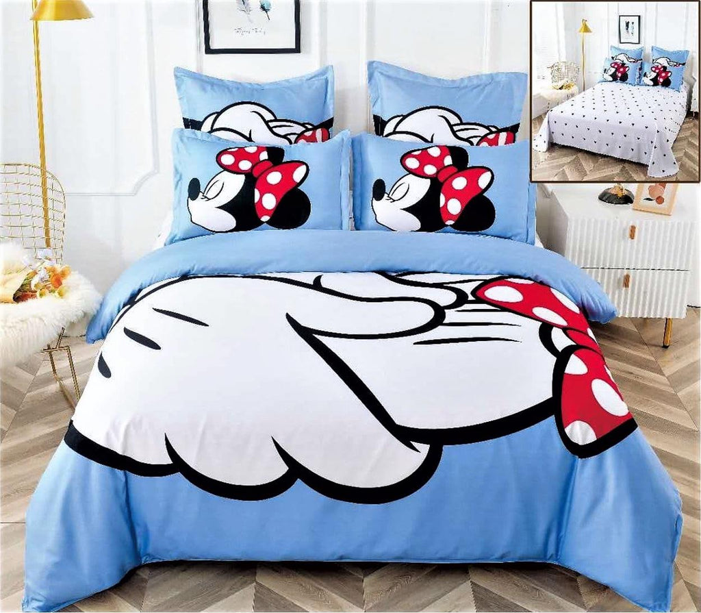 Lenjerii Bumbac Finet 6 Piese Albastra Mickey Minnie BFP707