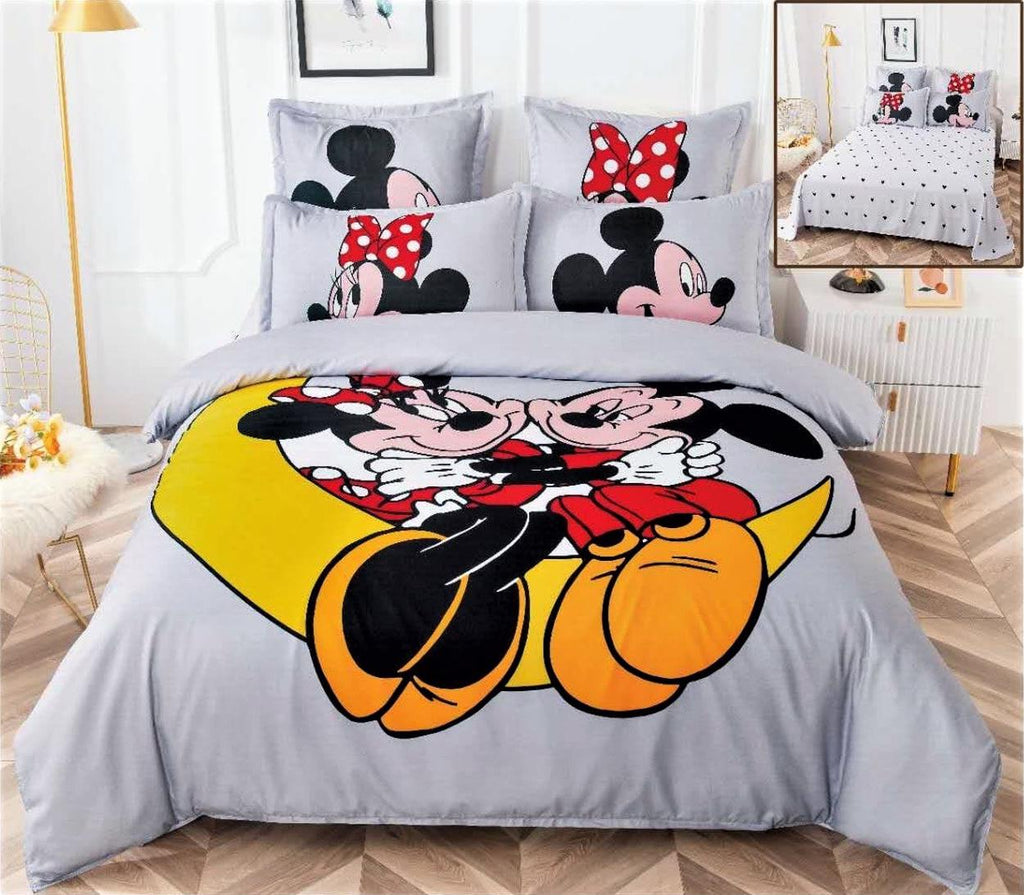 Lenjerii Bumbac Finet 6 Piese Gri Mickey Minnie BFP705