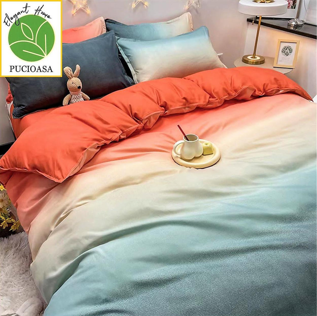 Lenjerii 1+1 Gratis Bumbac Satinat Pucioasa Multicolore Degrade L581