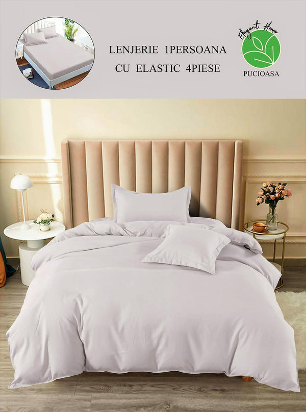 Lenjerii cu Elastic o Persoana Pucioasa Finet Gri Deschis Uni LSE69