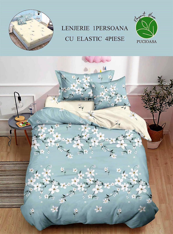 Lenjerii cu Elastic o Persoana Pucioasa Finet Albastru Bleu LSE44