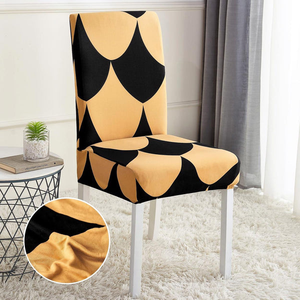 Set 6 Huse Scaune Elastice Multicolor Geometric HME56C