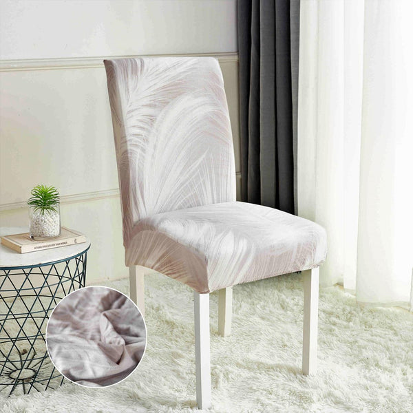 Set 6 Huse Scaune Elastice Crem Pene HME56F1